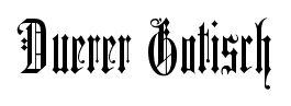 Duerer Gotisch font